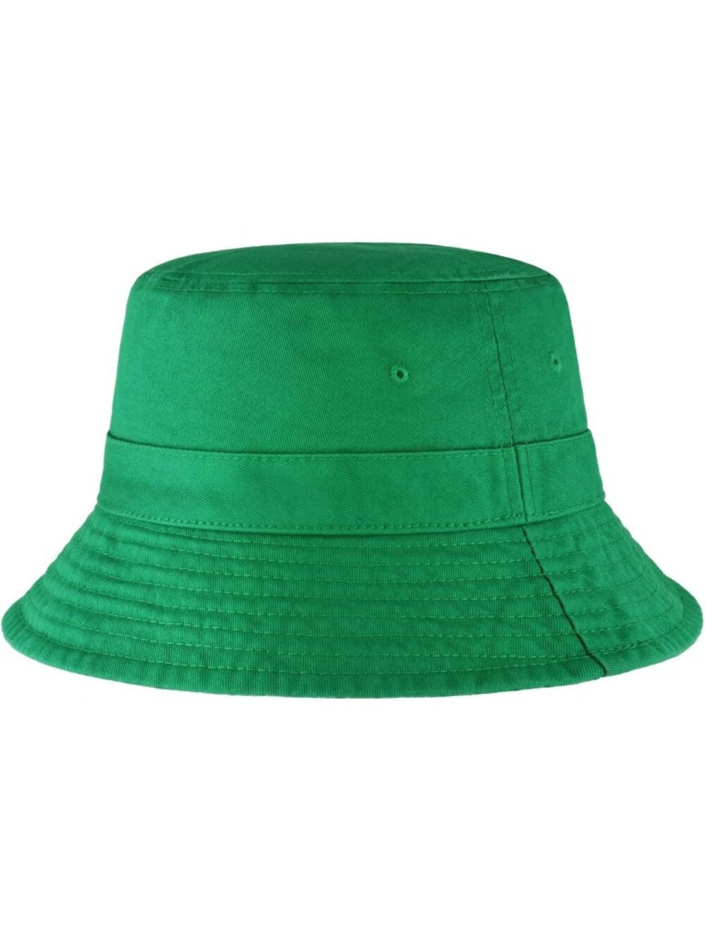 Unisex Kelly Green Cotton Summer Sun Boonie Style Beach Golf Fishing Bucket Hat